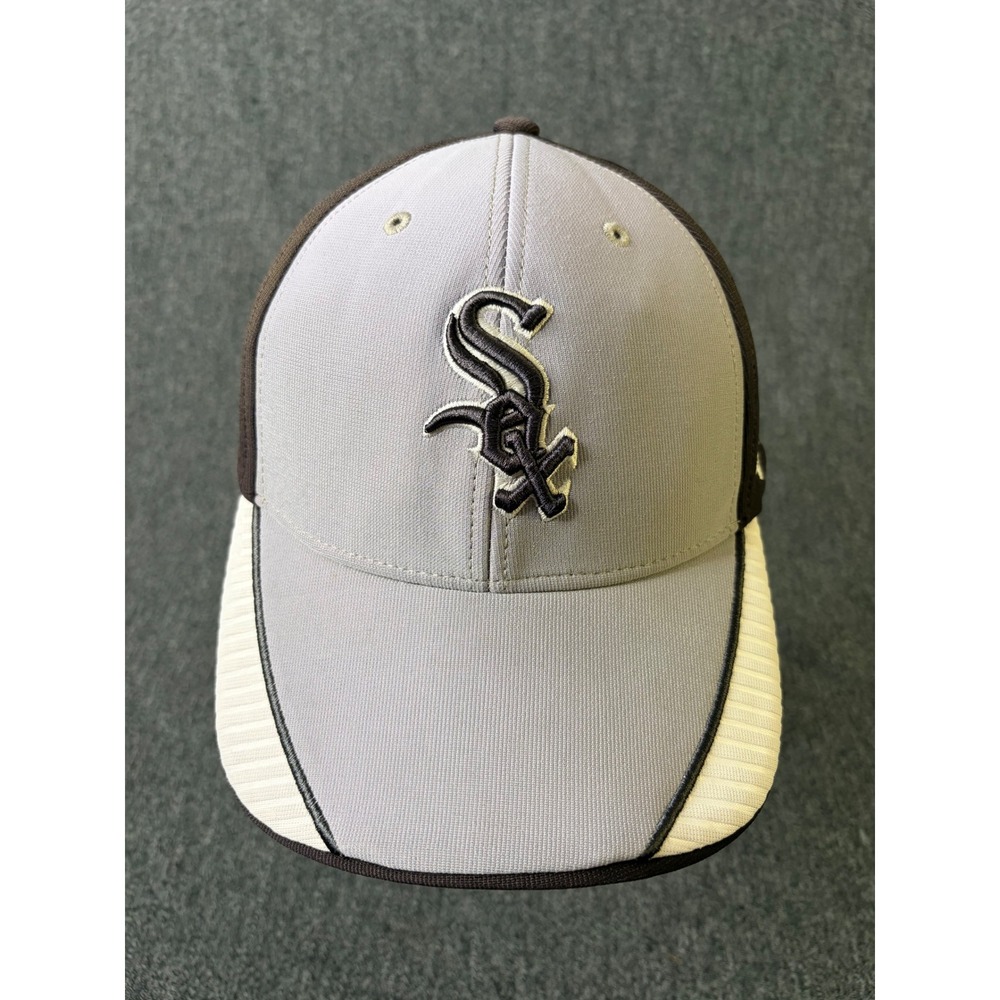 47 Brand Chicago White Sox MLB Baseball Hat Cap Grey Black Adjustable Strapback